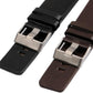 Classic Leather Watch with Metal Connector Leather Strap