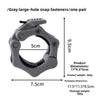 Gray large hole buckle pair