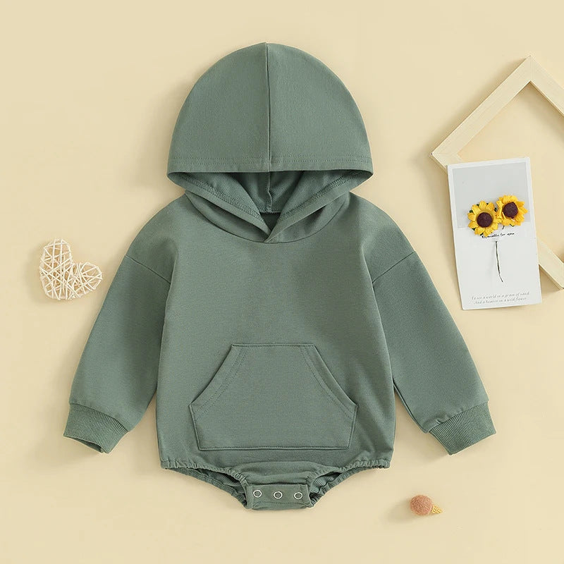 Baby Hooded Jumpsuit Soft Cotton | use case in daily routine