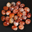 Red gum flower tumbled stone