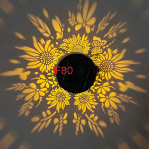 LED Solar Light IP65 Waterproof and Warm Wall Light Suitable for Garden Lawn Camping Steps Greenway Courtyard Night Light