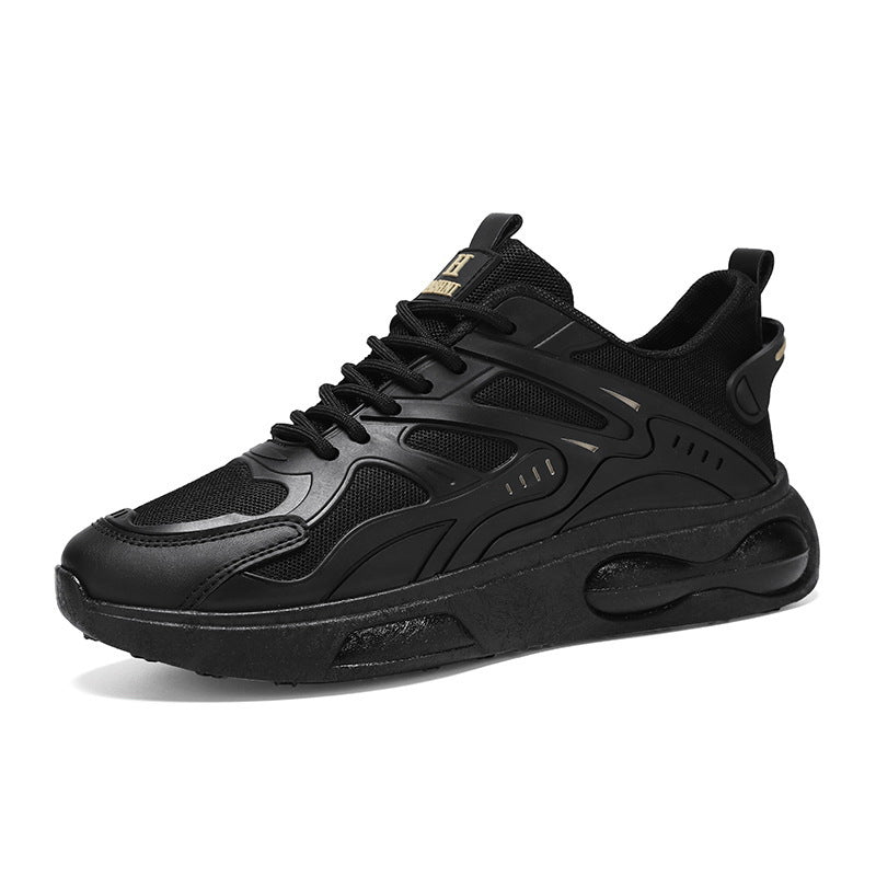 Close view of the visible air cushion set into the sneaker heel