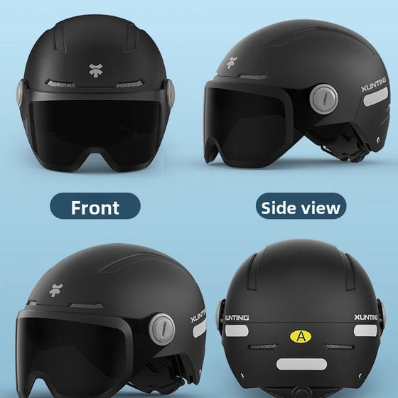 Open Face Half Helmet for Scooters and Motorcycles
