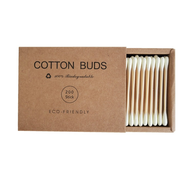 Double-headed colored removable makeup cotton swabs | morning natural light styling