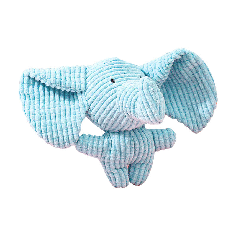Squeaky plush pet toy shaped like a food character, a fun soft chew for supervised play