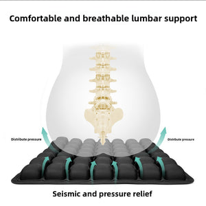 Adjustable Air Cushion for Office | side profile detail