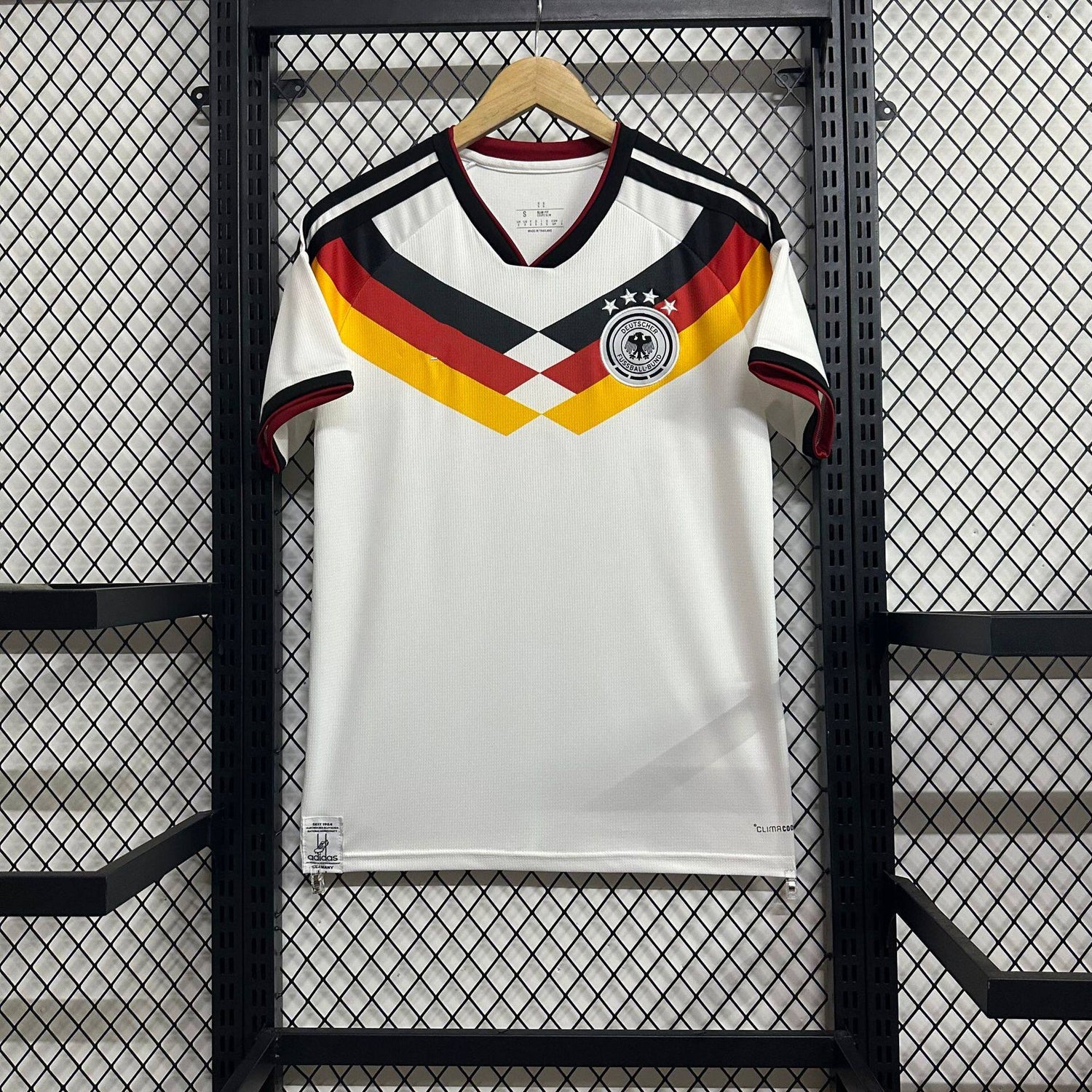 Soccer jersey shown with shorts as a full team kit