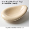 Oval Fruit Tray 14in | 36 cm