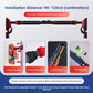 Built in bubble level set into the centre of the door frame pull-up bar