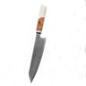 White handle cutting knife