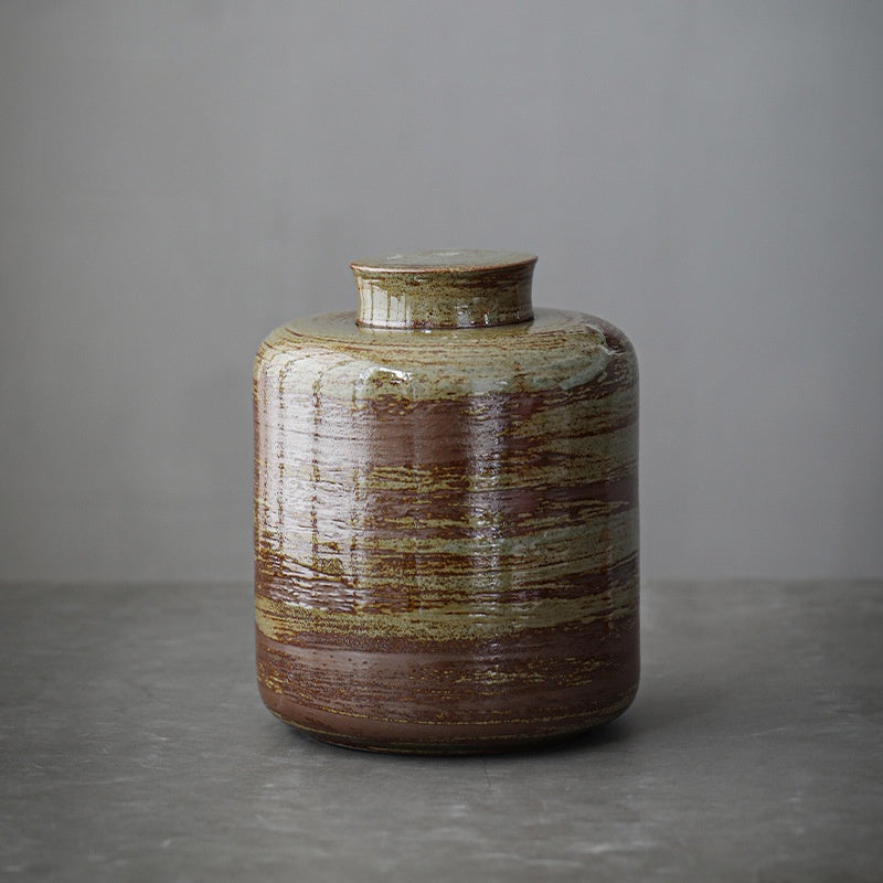 Ceramic Storage Jar with Custom Logo | alternative angle product detail