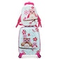 Glossy ABS kids trolley suitcase and backpack set ready for a family trip