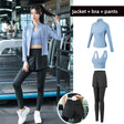 Light Blue Outerwear 3pcs