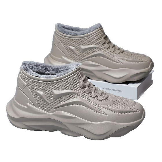 Men's Fleece Lined Water Repellent High Top Snow Boots