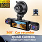 FHD 1080P dash cam held in hand for scale reference