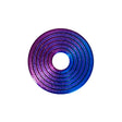 Laser blue and purple 6 rings