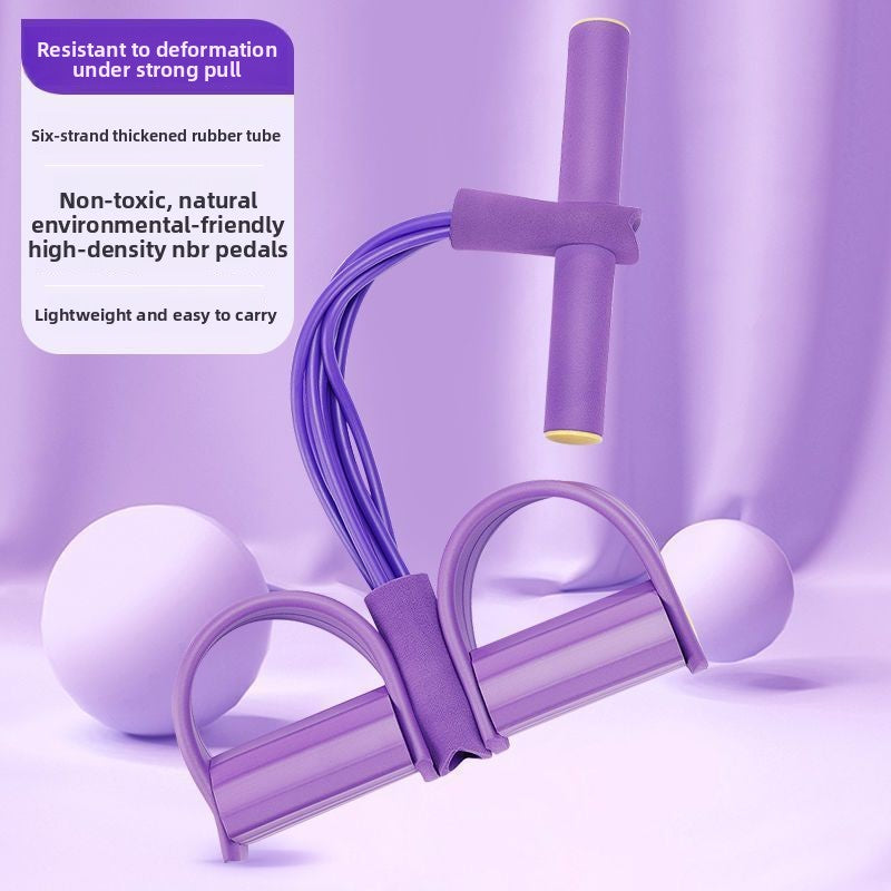 Angled hero shot of the elastic resistance pedal trainer