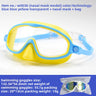 BlueYellowTransparent+Small Nose Pad+Bag