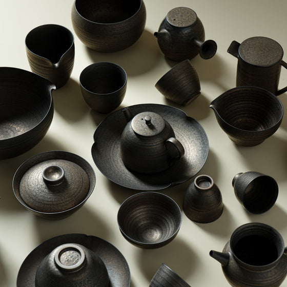 Iron Glaze Ceramic Gongfu Teaware Collection