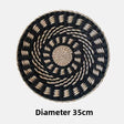 35cm Black Spiral