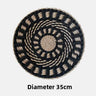 35cm Black Spiral