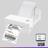 White, USB, With Paper Holder / EU Plug