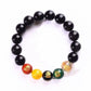 Five-Way God of Wealth Obsidian Bracelet