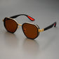 Retro Aviator Sunglasses TR90 Metal Frame