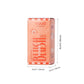 Jelly blush stick box with measurements of 6 cm by 3 cm by 3 cm
