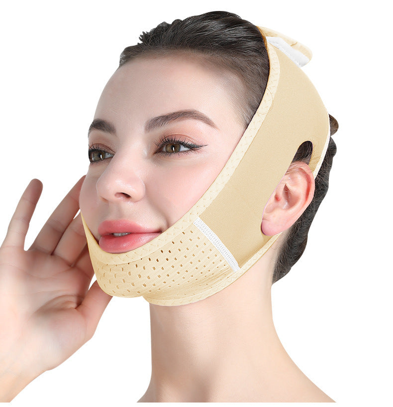 Face and chin compression wrap shown in one of its five colors