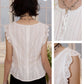 Romantic Lace Trim Flutter Sleeve Blouse | pairing with everyday items