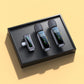 Wireless lavalier microphone kit shown in its retail box with two mics and a receiver