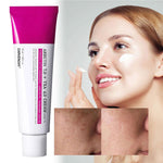 Carvenchy arbutin and tranexamic acid face cream tube with a model applying the white cream