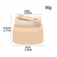 1 rows Square Mold Apricot