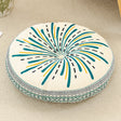 Teal Firework Lines