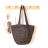 Wave flower bucket brown unlined