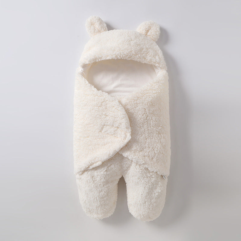 Baby Lamb Velvet Sleeping Bag for | reverse view product shot