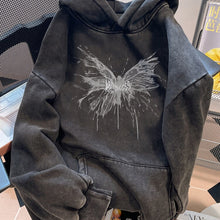 Oversize Washed Vintage Hooded Sweatshirt