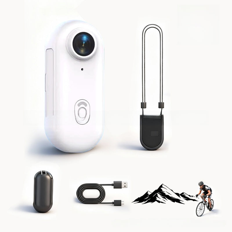 Mini Magnetic 4K Action Cam | wide-angle lens close up