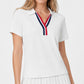 Womens Quick-Dry Breathable Lapel Polo Shirt