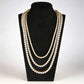 316 Stainless Steel Tennis Necklace with Zirconia