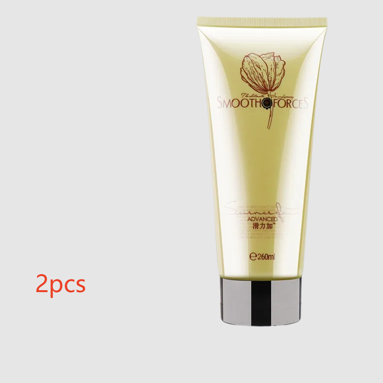 Gold 260 millilitre squeeze tube of the conditioning hair mask marked as a two piece option