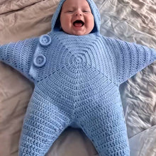 Star Hooded Baby Bunting Crochet Kit