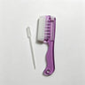 Transparent Purple Fluid Comb OPP Bag