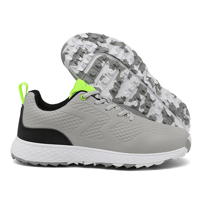 Golf Shoes Breathable Fixed Nail Sports Footwear for Casual Day, Trip, Relaxed Outing with Easy Styling | styled flat lay...