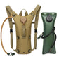 Three color variants of the hydration backpack stood in a row