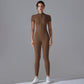 High Elastic Long Sleeve Jumpsuit Fitness Wear
