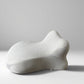 Light gray back cushion without the neck roll, cover zip visible along the base seam