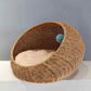 Hand-Woven Rattan Pet Cage with | modern interior context