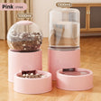 Feeder Set Pink Round Cylinder
